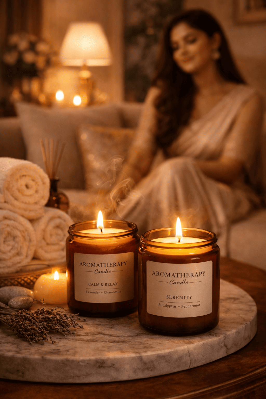 Aromatherapy candle