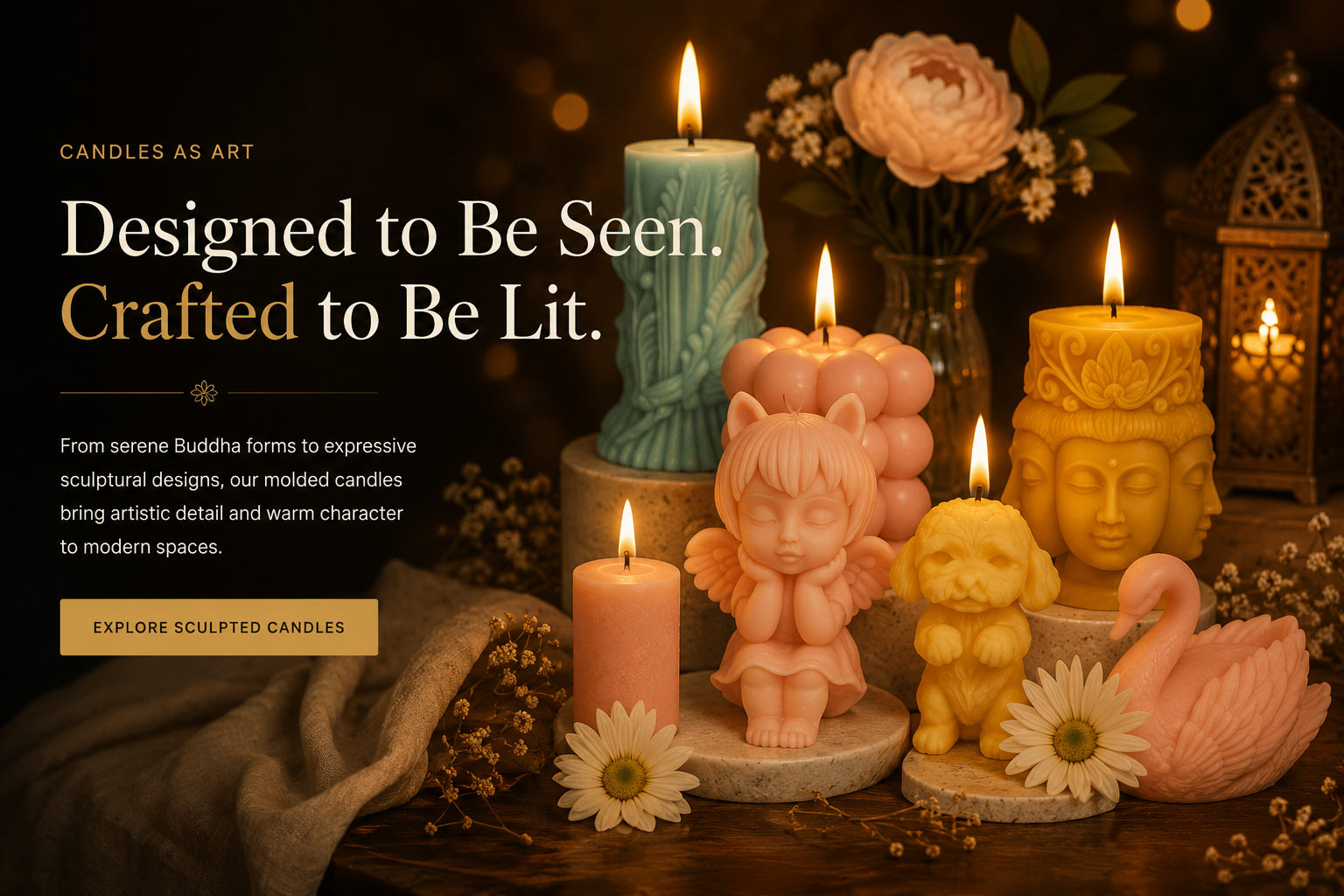 Nutronicaa Sculpted Candles